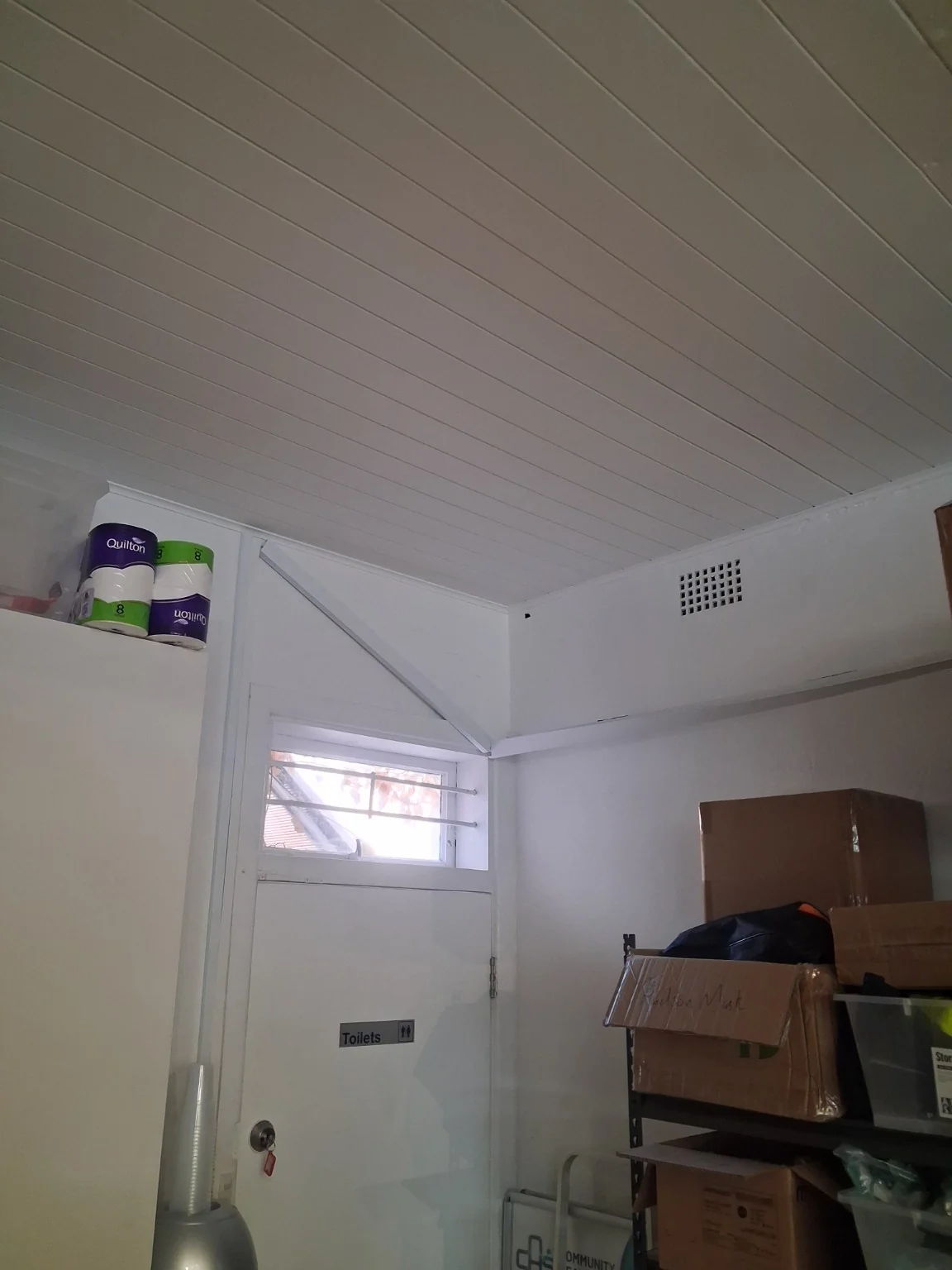 Another view of the utility-room work area.